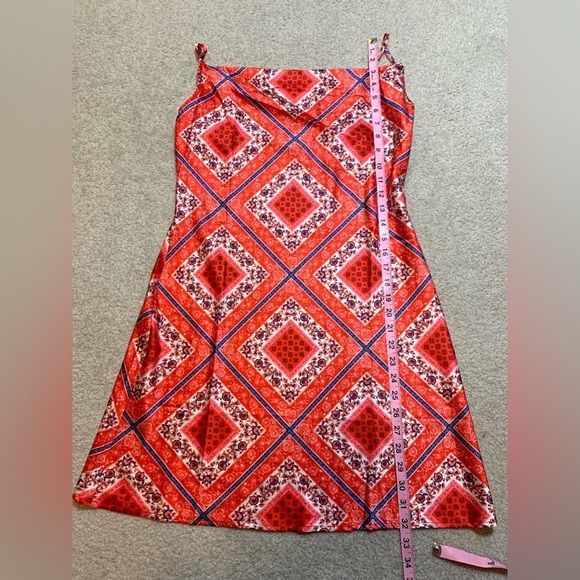 NWT Skies Are Blue Midi Floral Slip Dress Women Small Adjustable Straps - Picture 5 of 8